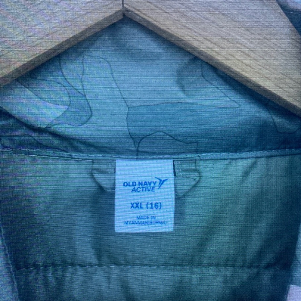 Kids Camo Puffer Jacket - Pink & Green - Picture 4 of 5